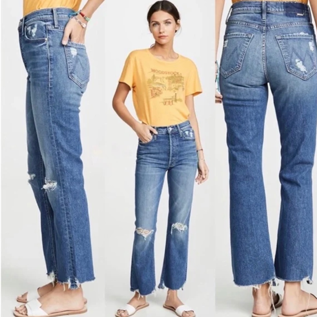 Mother Superior The Tripper Jeans Cryin’ Cowboys Size 24